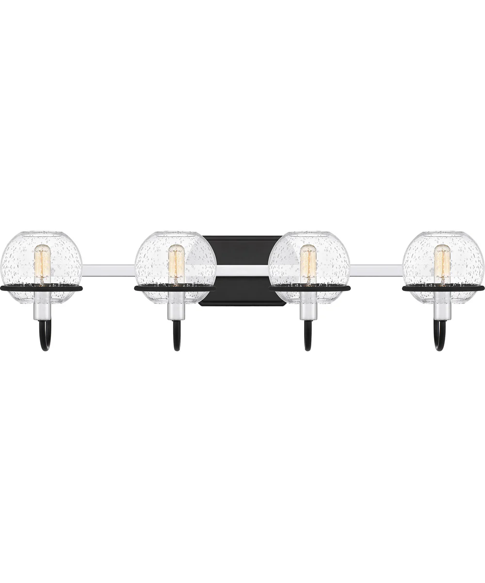 Phoenix Extra Large 4-light Bath Light Matte Black - Image 2