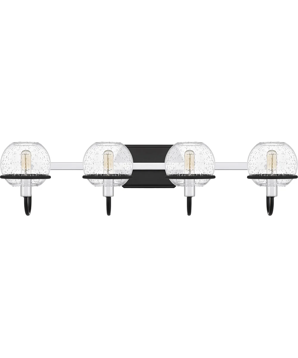 Phoenix Extra Large 4-light Bath Light Matte Black - Image 3