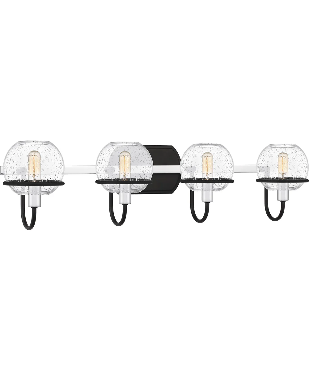 Phoenix Extra Large 4-light Bath Light Matte Black - Image 4