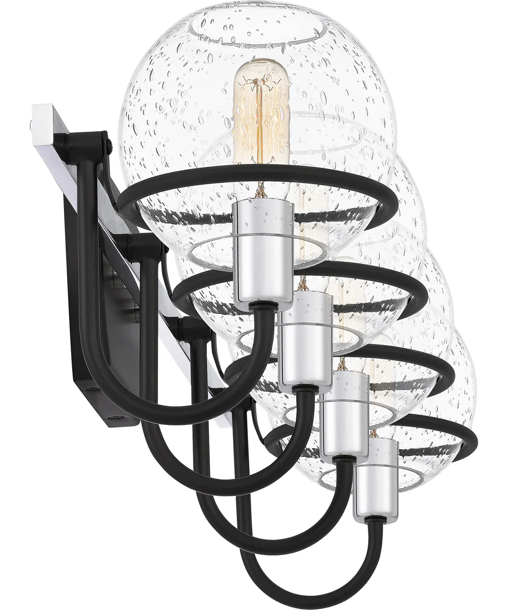 Phoenix Extra Large 4-light Bath Light Matte Black - Image 5