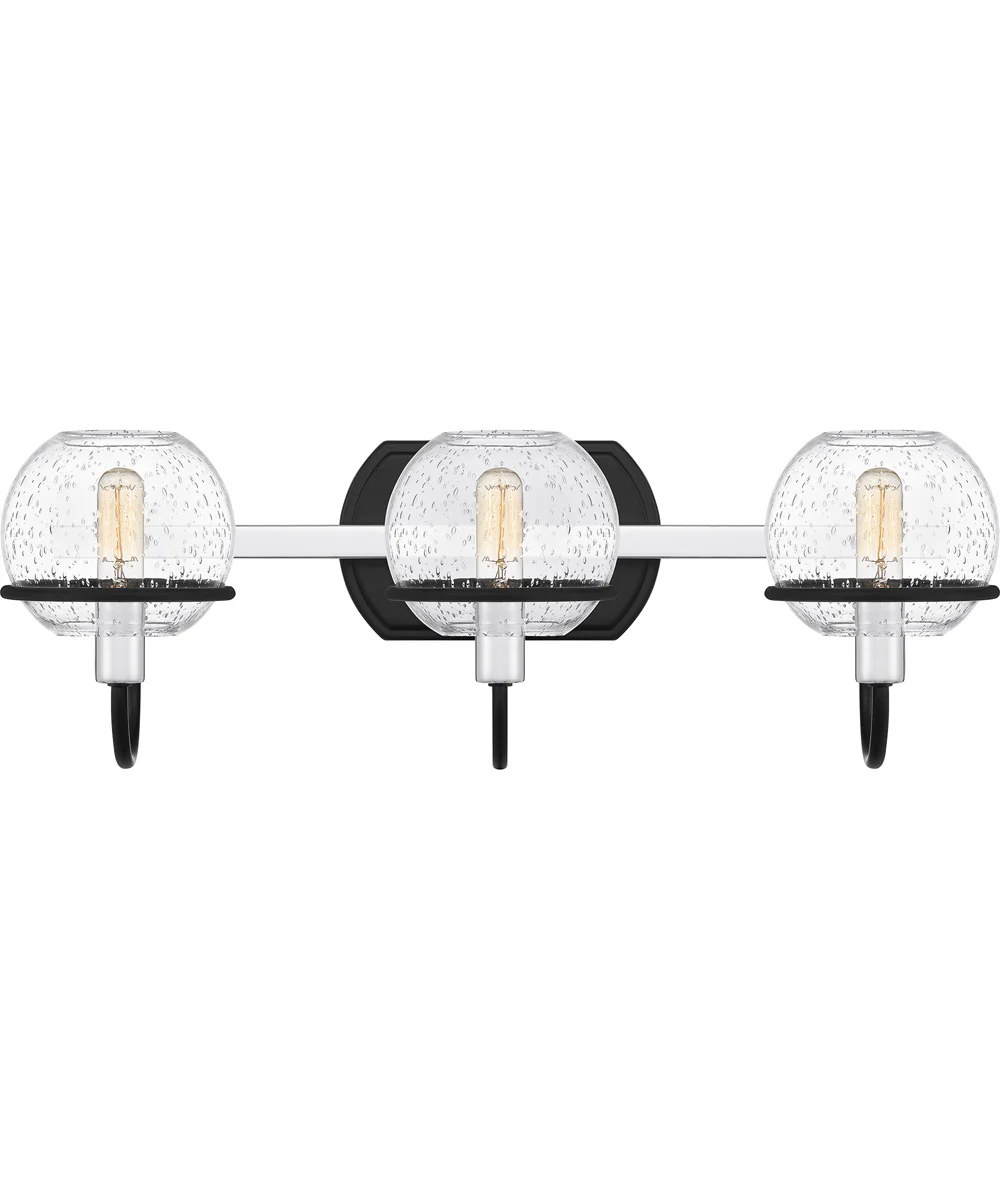 Phoenix Large 3-light Bath Light Matte Black - Image 2