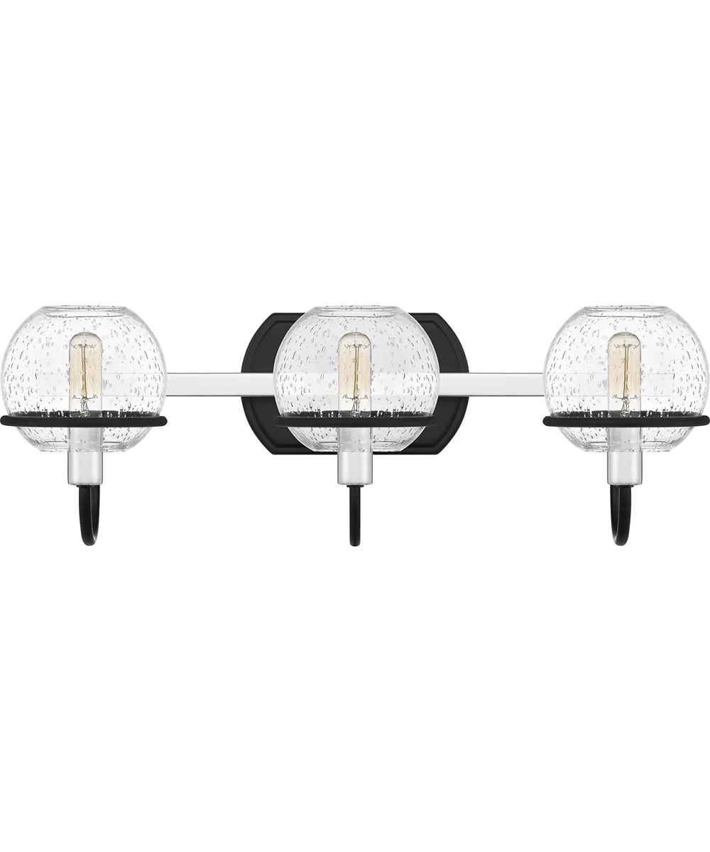 Phoenix Large 3-light Bath Light Matte Black - Image 3