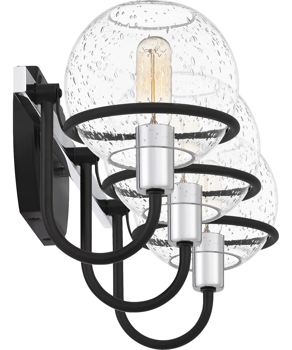 Phoenix Large 3-light Bath Light Matte Black - Image 5