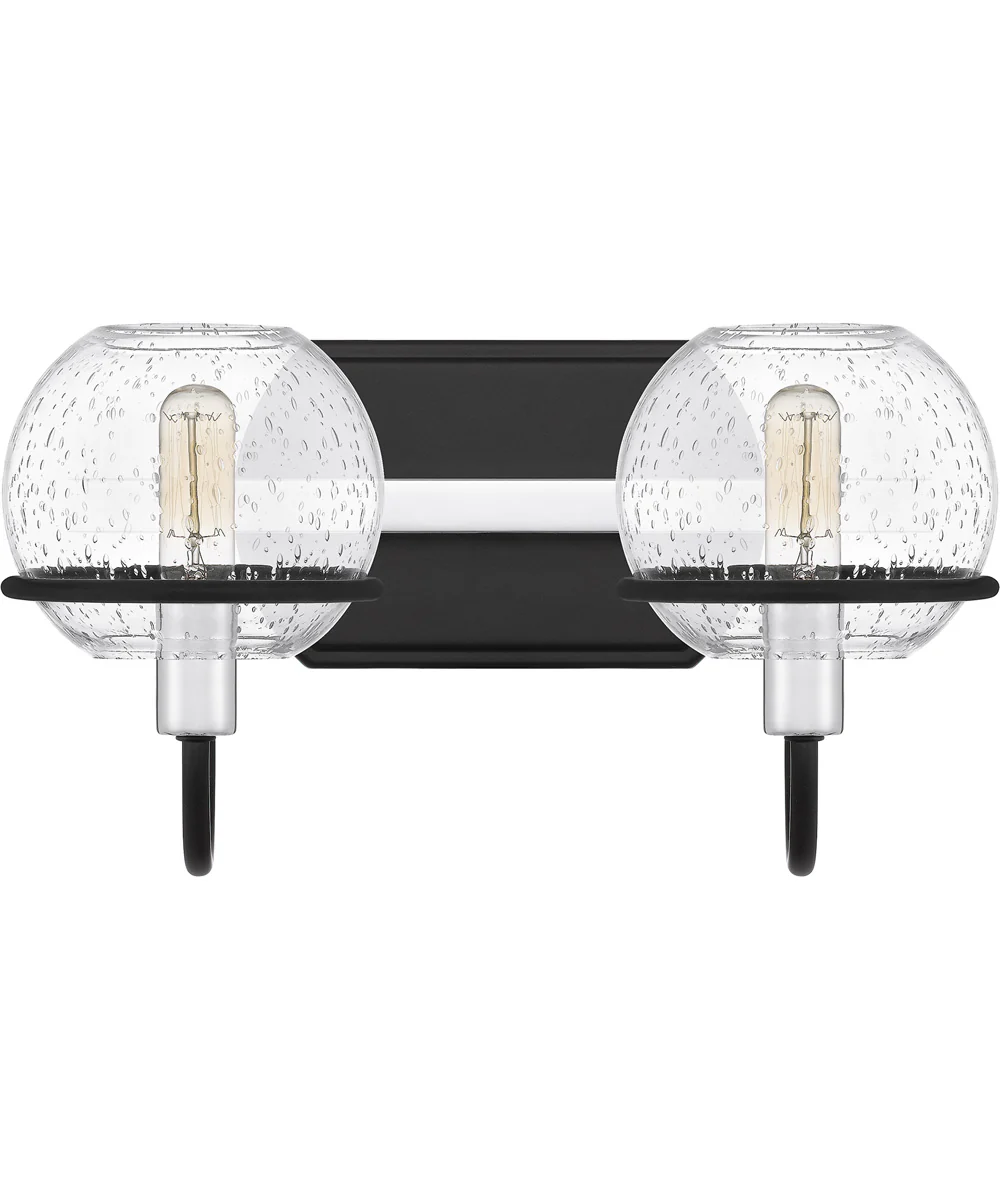 Phoenix Medium 2-light Bath Light Matte Black - Image 3