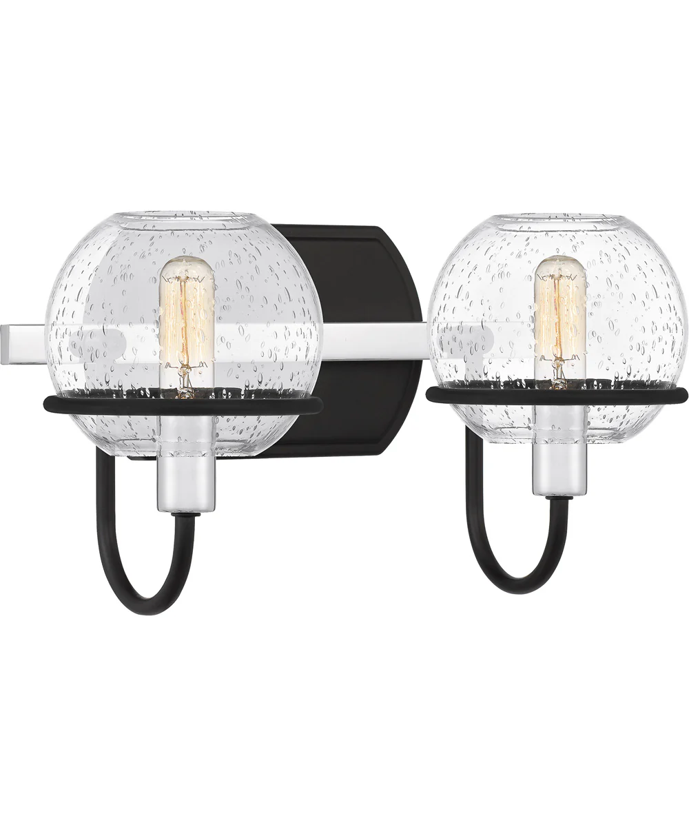 Phoenix Medium 2-light Bath Light Matte Black - Image 4