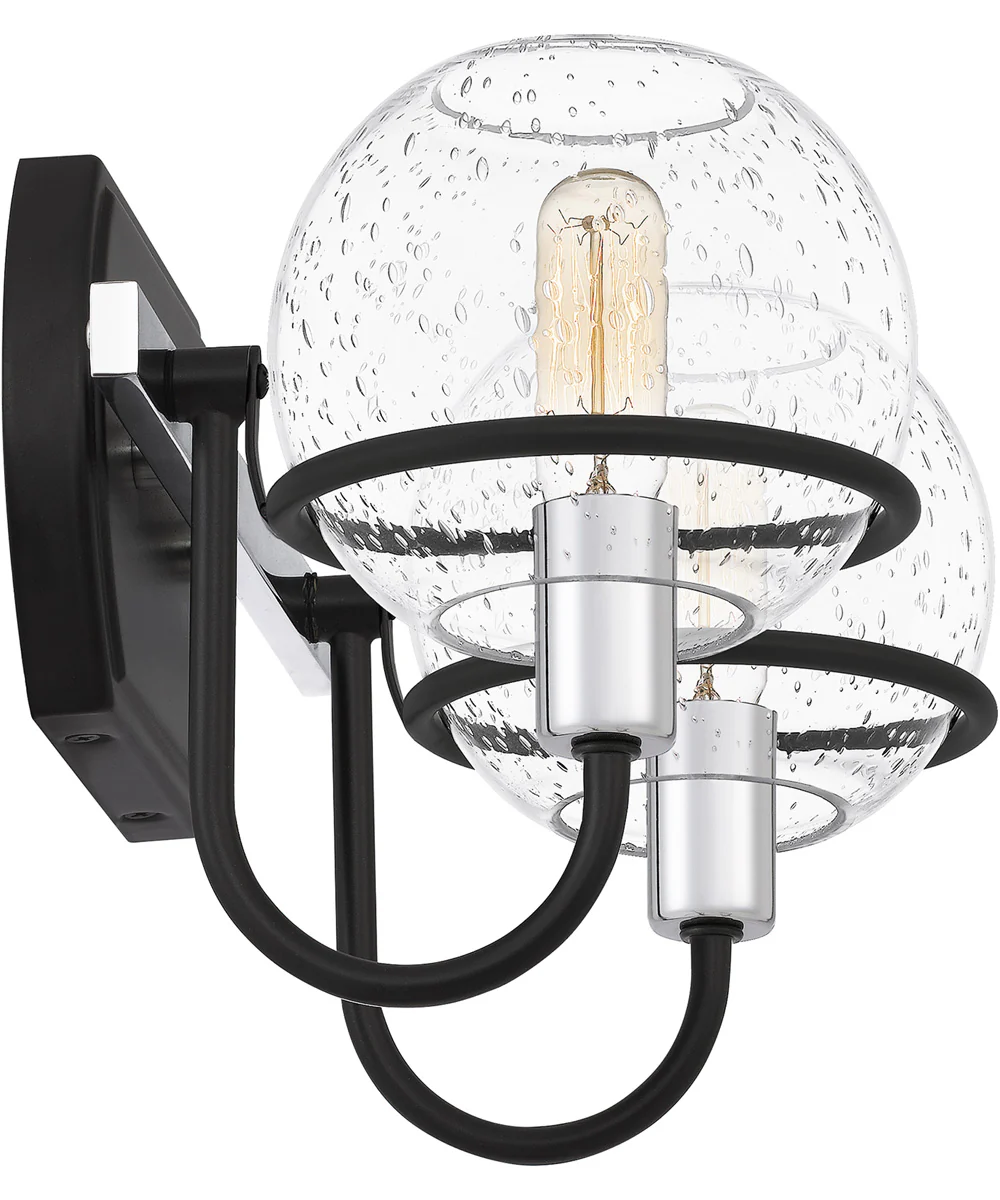 Phoenix Medium 2-light Bath Light Matte Black - Image 5