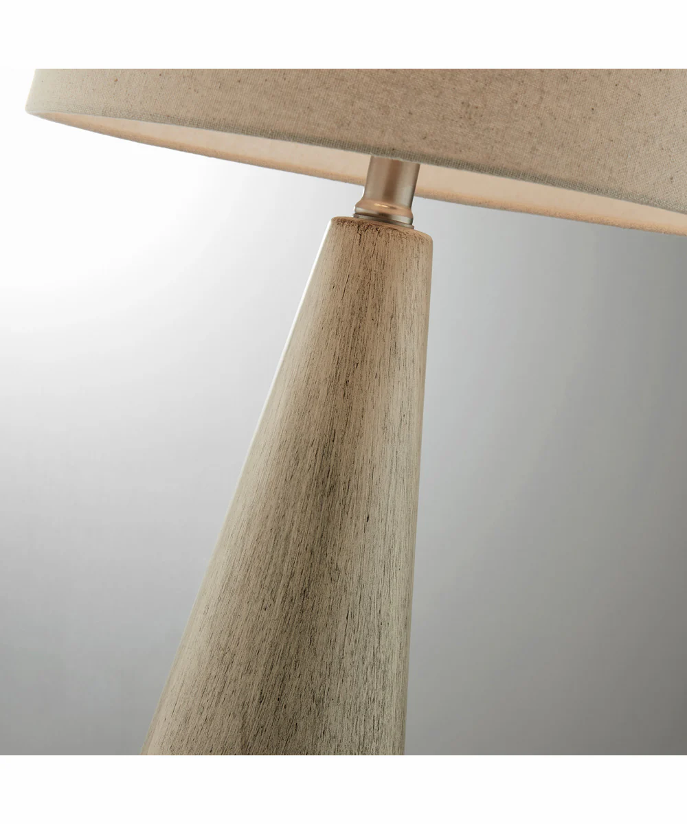 Pillan 1-Light 2 Pack-Table Lamp L.Brown Ceramichrome/ Oatmeal Linen - Image 2