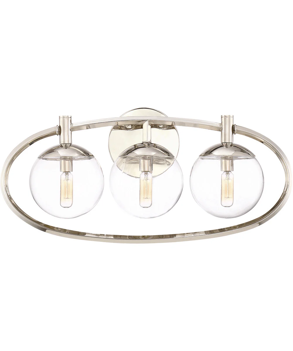 Piltz 3-Light Vanity Polished Nickel - Image 3