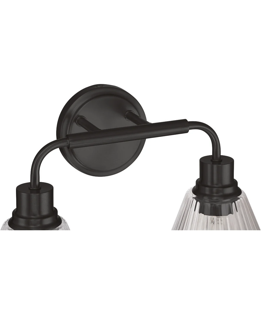 Pleated 2-Light Lighting Flat Black - Image 8