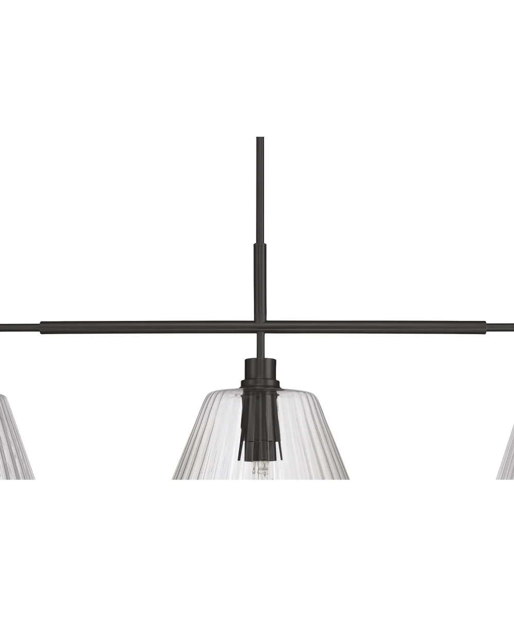 Pleated 3-Light Lighting Flat Black - Image 6