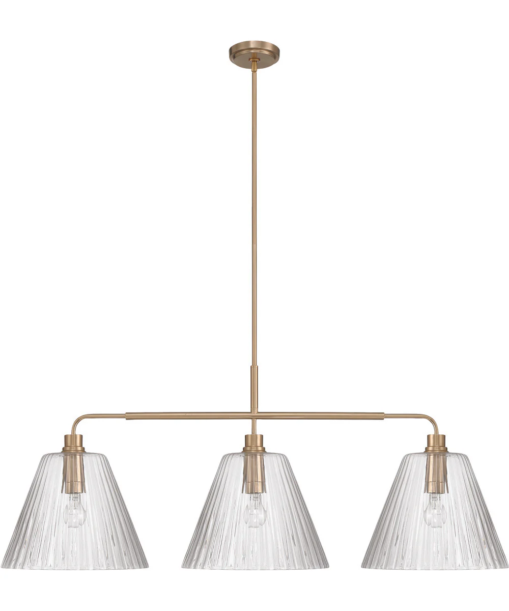 Pleated 3-Light Lighting Premium Bronze - Image 4