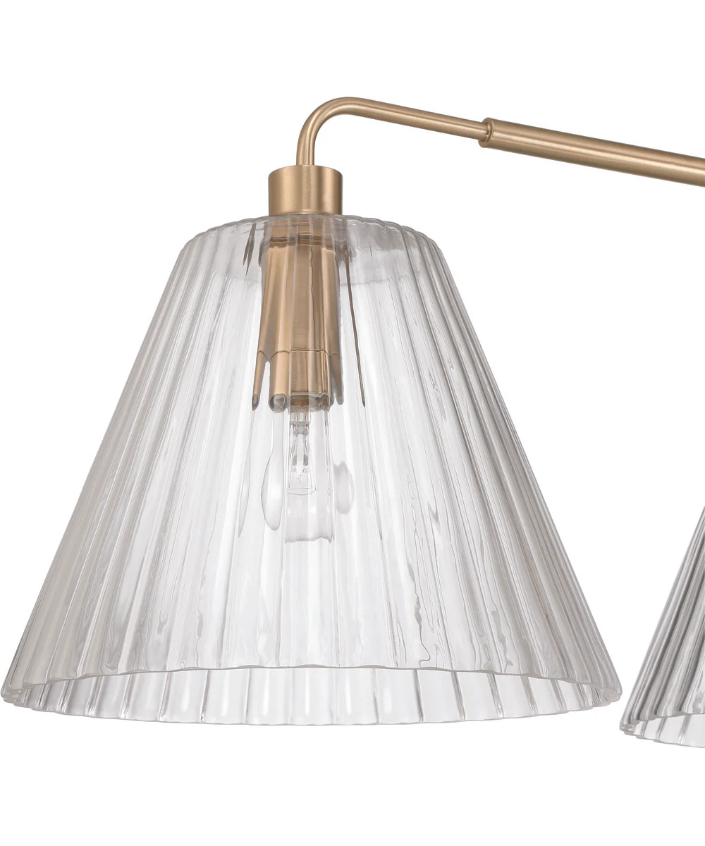 Pleated 3-Light Lighting Premium Bronze - Image 8
