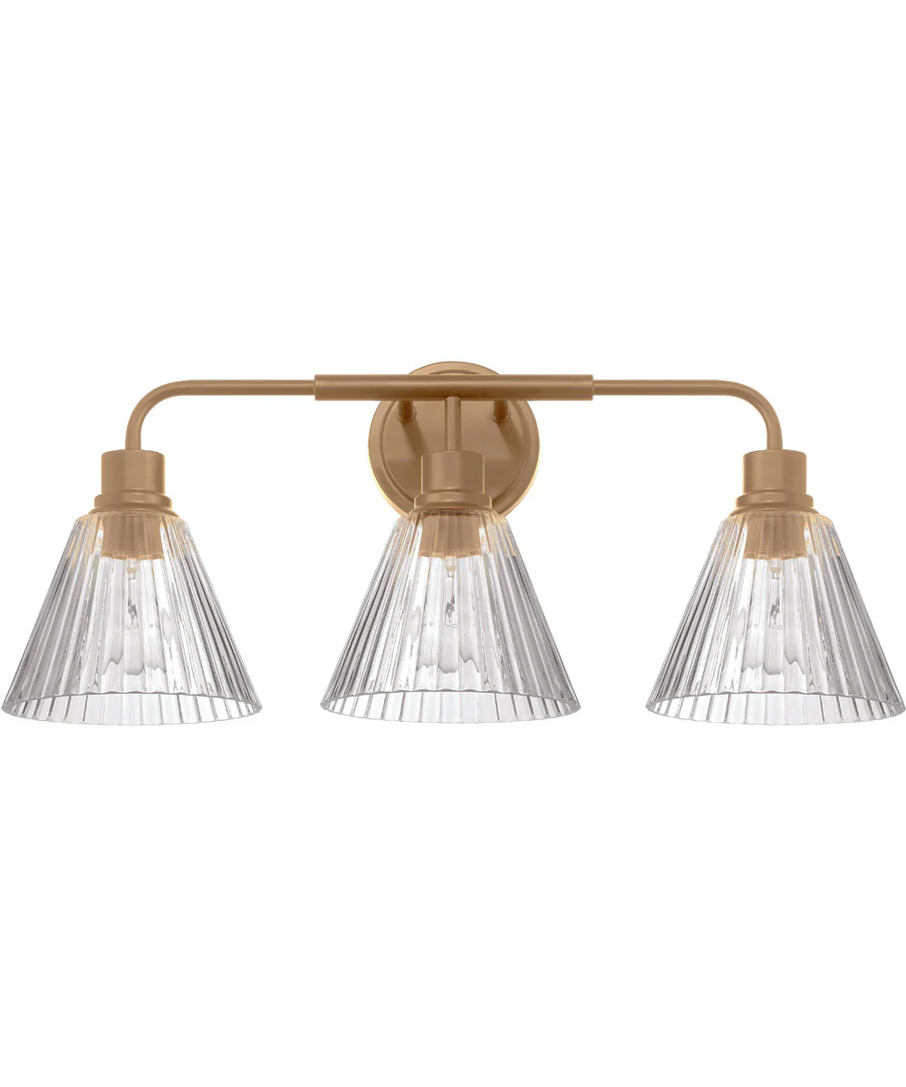 Pleated 3-Light Lighting Premium Bronze - Image 3