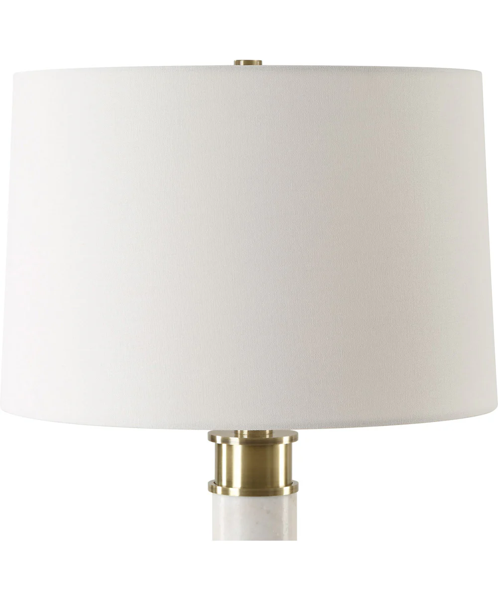 Plinth White Marble Table Lamp - Image 5