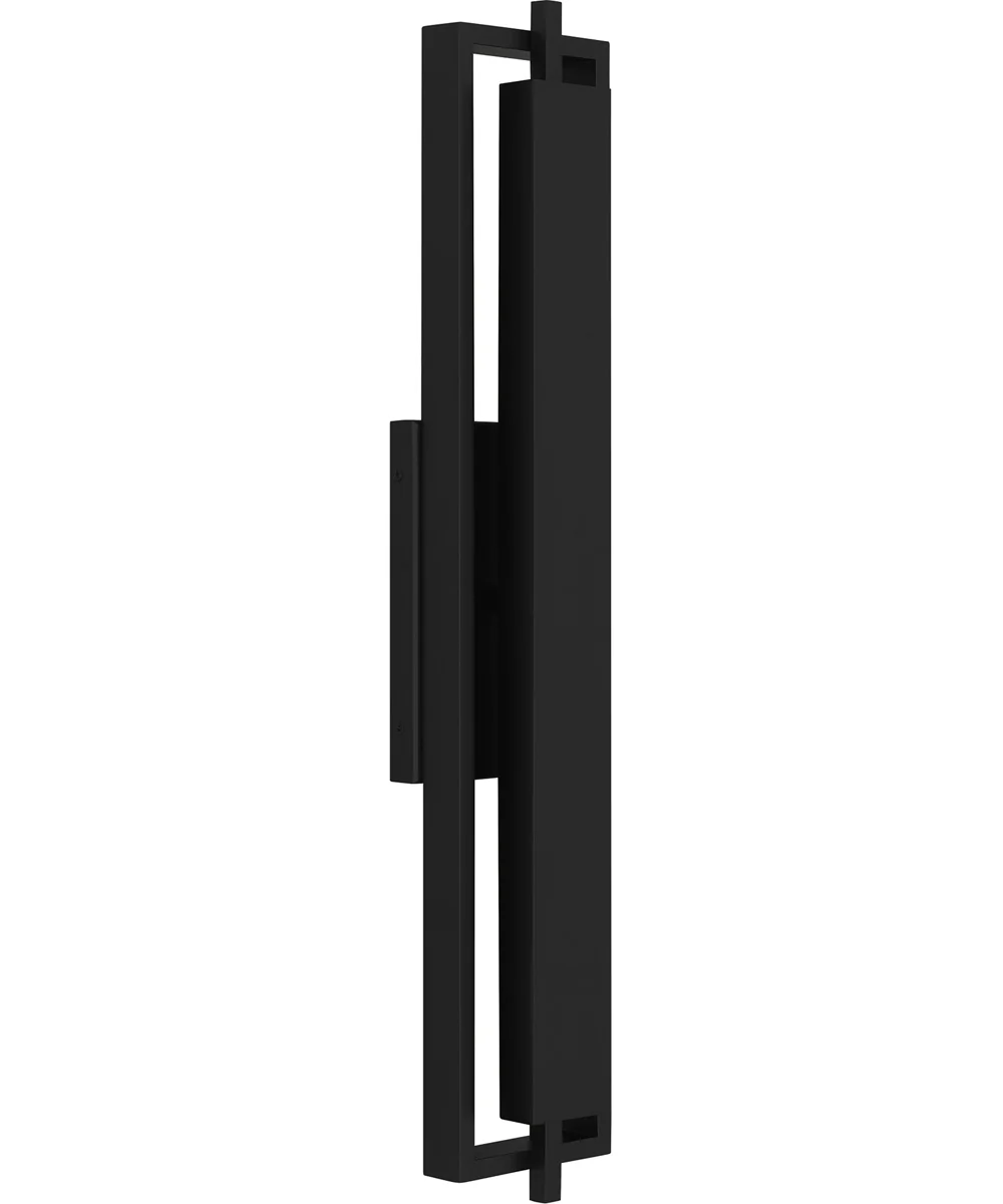 Pointsett Extra Large Outdoor Wall Light Coastal Armour Aluminum Matte Black - Image 2