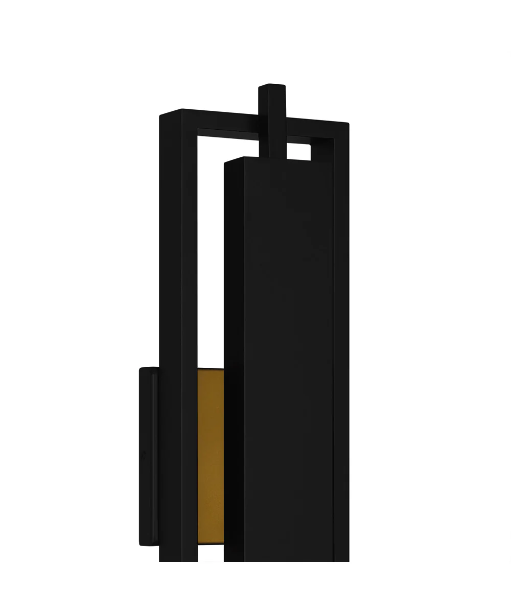 Pointsett Large Outdoor Wall Light Coastal Armour Aluminum Matte Black - Image 6