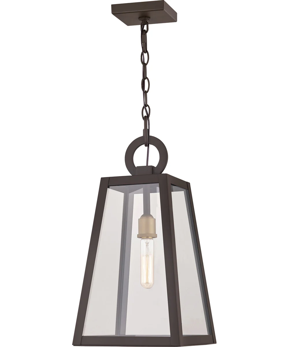 Poplar Point Small 1-light Mini Pendant Coastal Armour Aluminum Old Bronze - Image 2