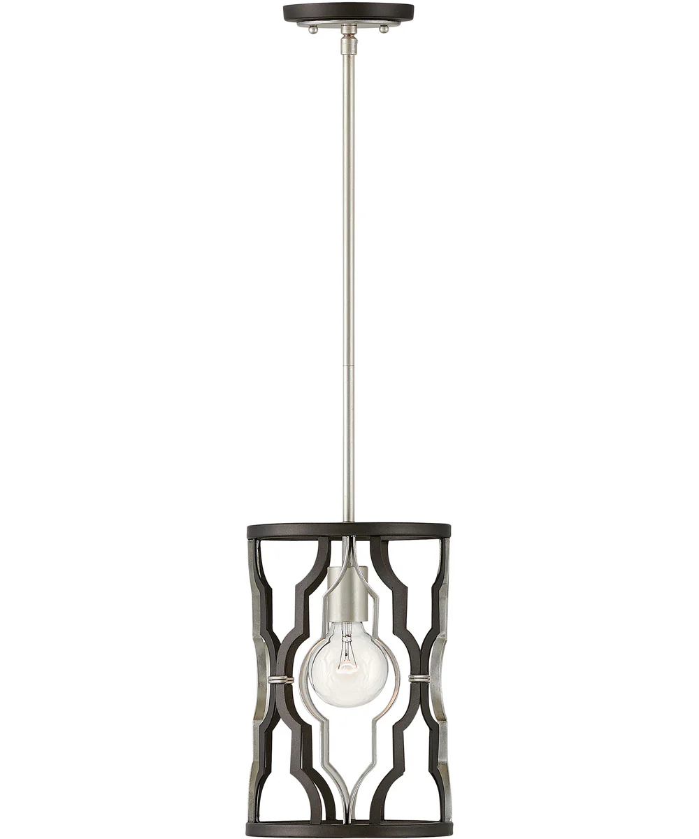 Portico 1-Light Small Open Frame Pendant in Glacial
