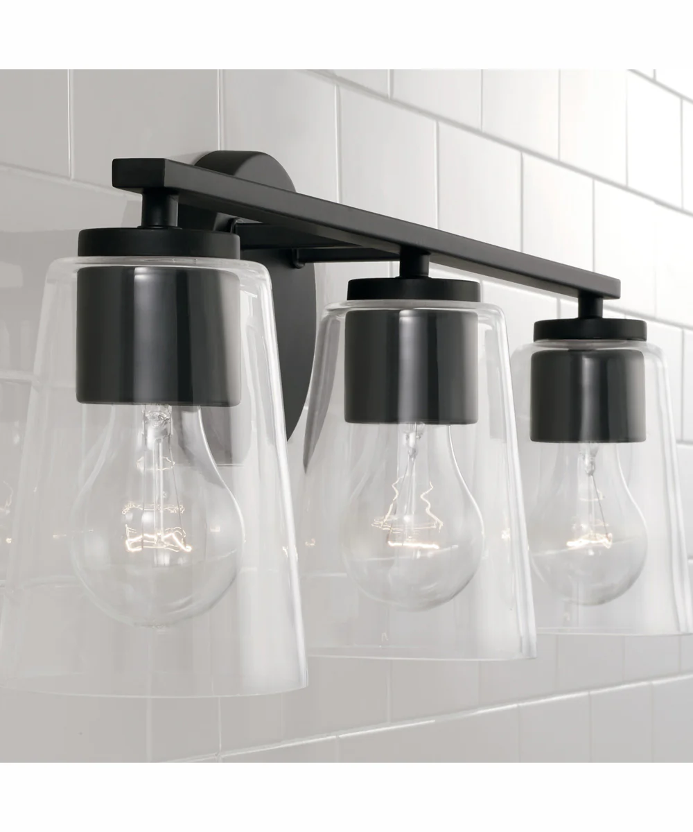 Portman 3-Light Vanity Matte Black - Image 3