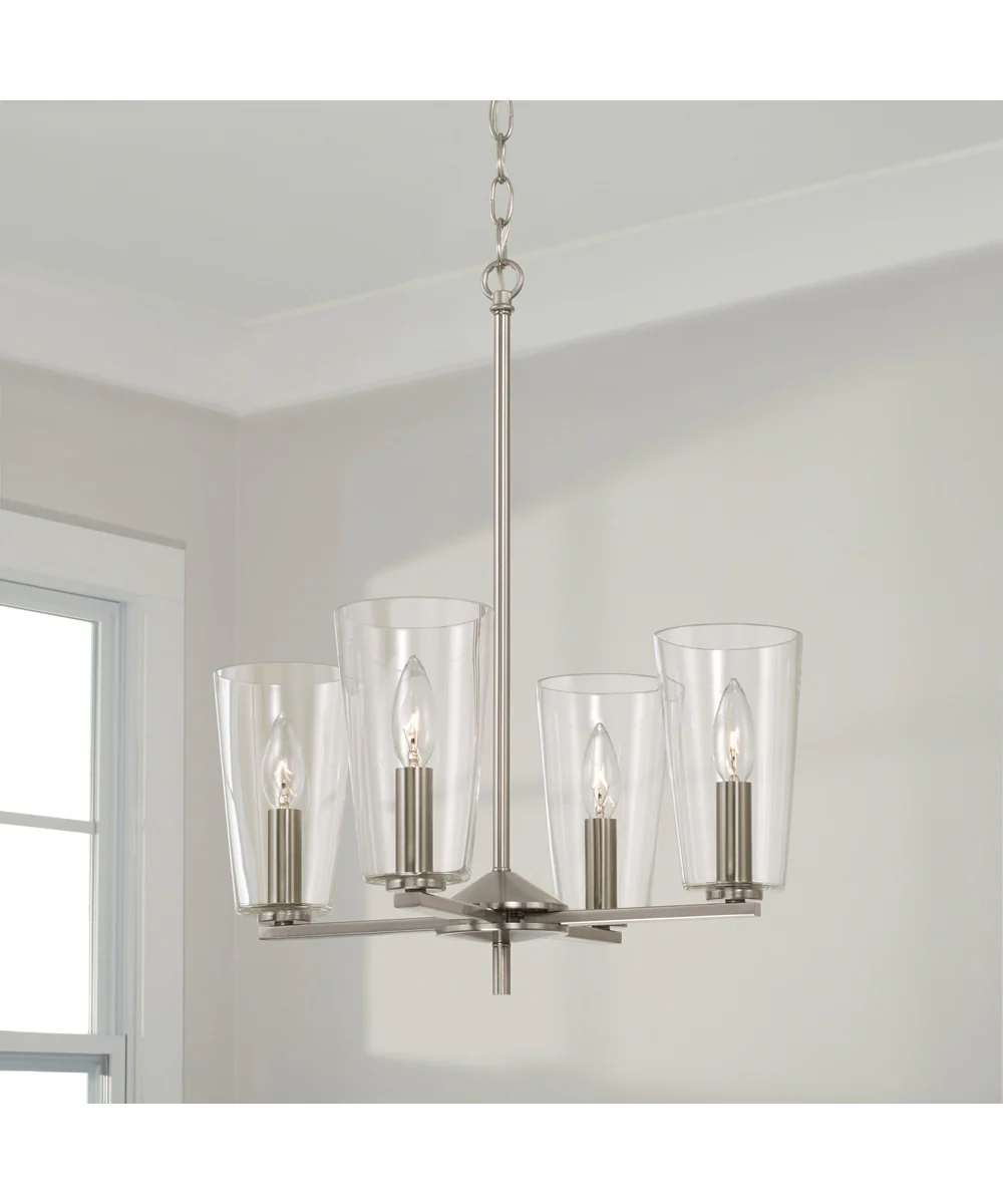 Portman 4-Light Pendant Brushed Nickel - Image 2
