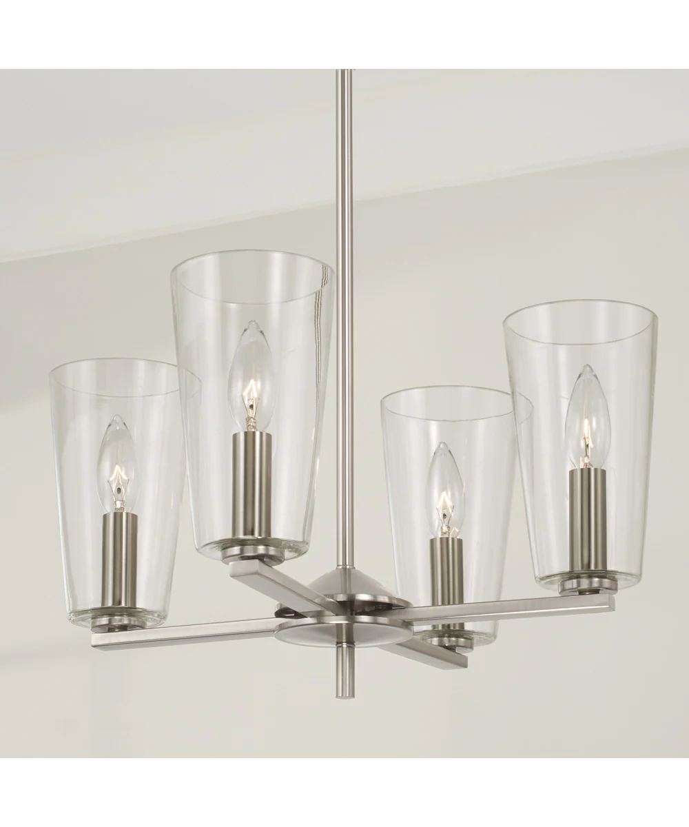Portman 4-Light Pendant Brushed Nickel - Image 3