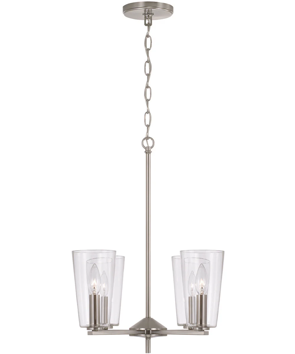 Portman 4-Light Pendant Brushed Nickel - Image 4