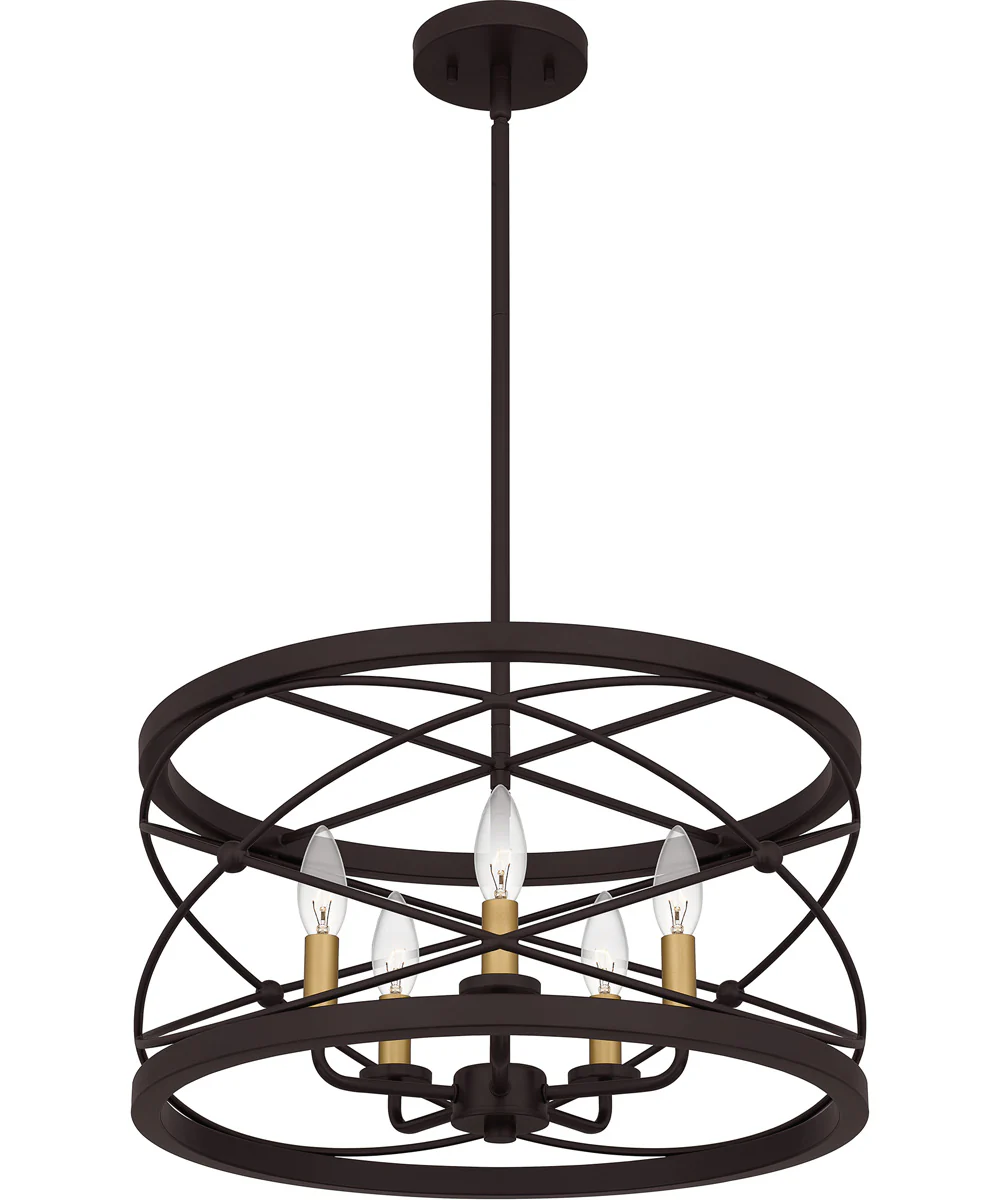 Potts 5-light Pendant Palladian Bronze - Image 5