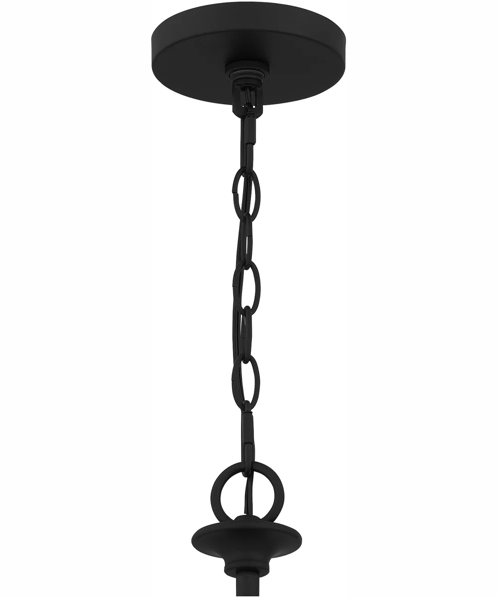 Prescott 8-light Chandelier Matte Black - Image 7
