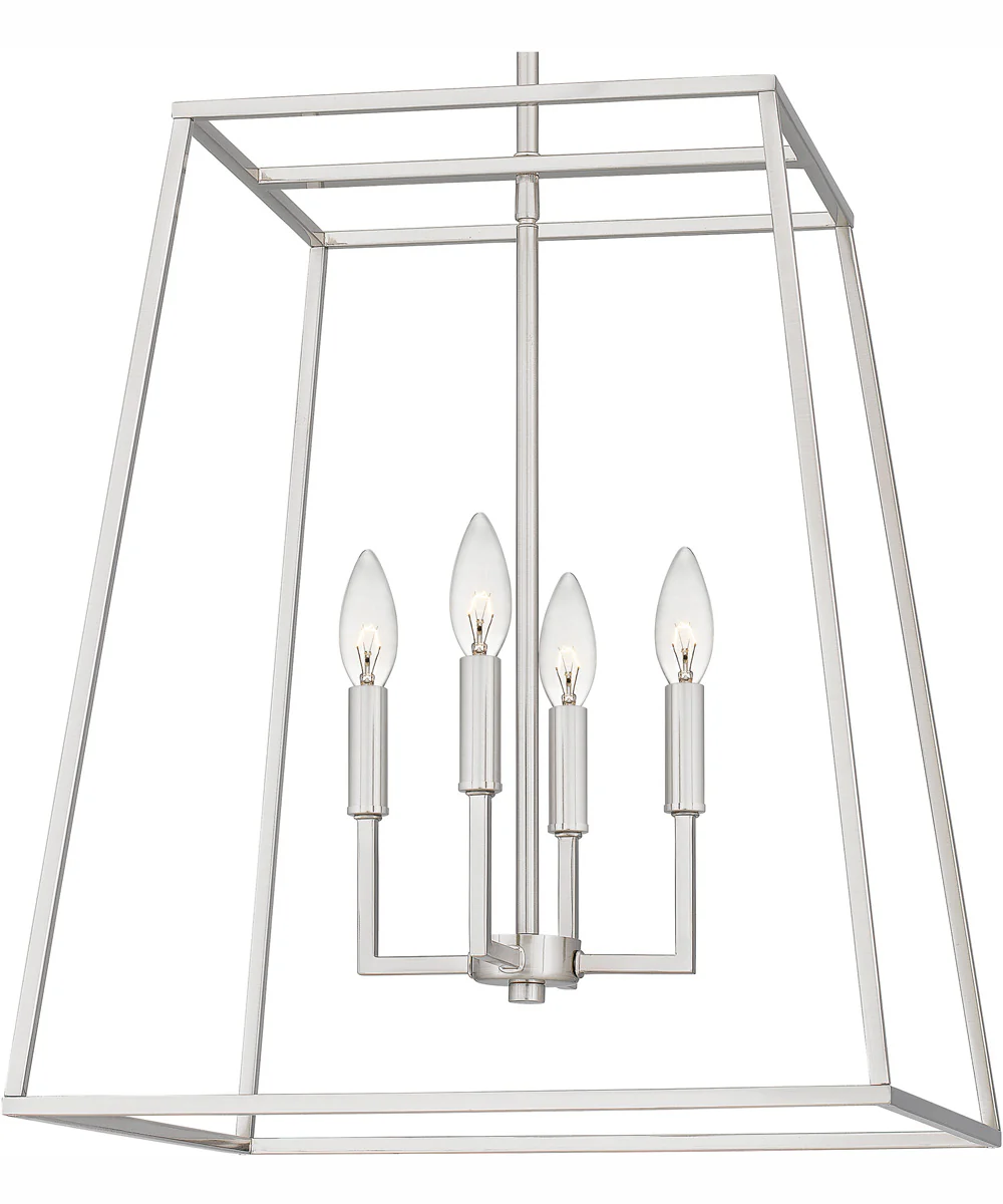 Prescott Large 4-light Pendant Brushed Nickel - Image 6