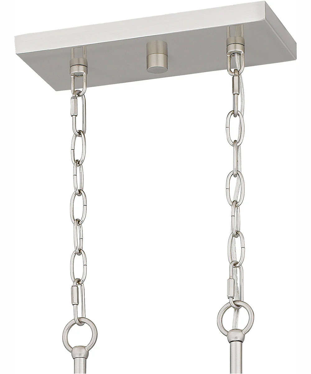 Prescott Medium 5-light Island Light Brushed Nickel - Image 8