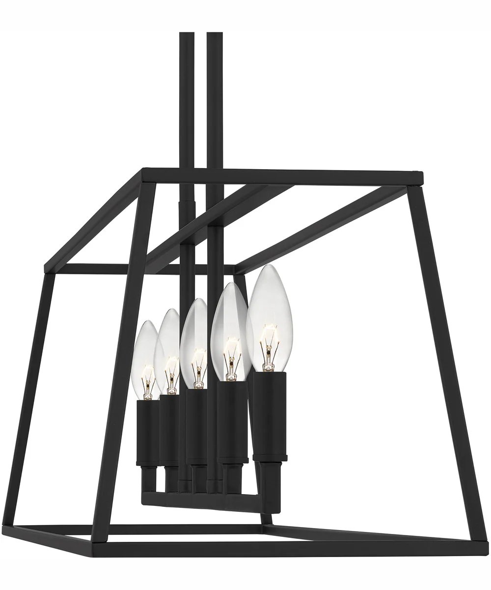 Prescott Medium 5-light Island Light Matte Black - Image 6