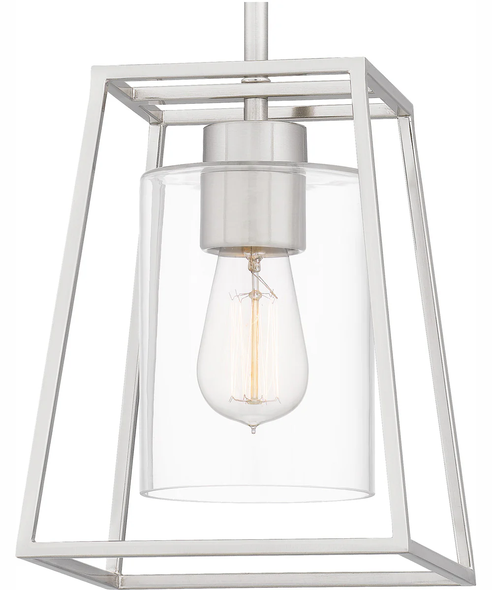 Prescott Small 1-light Mini Pendant Brushed Nickel - Image 6