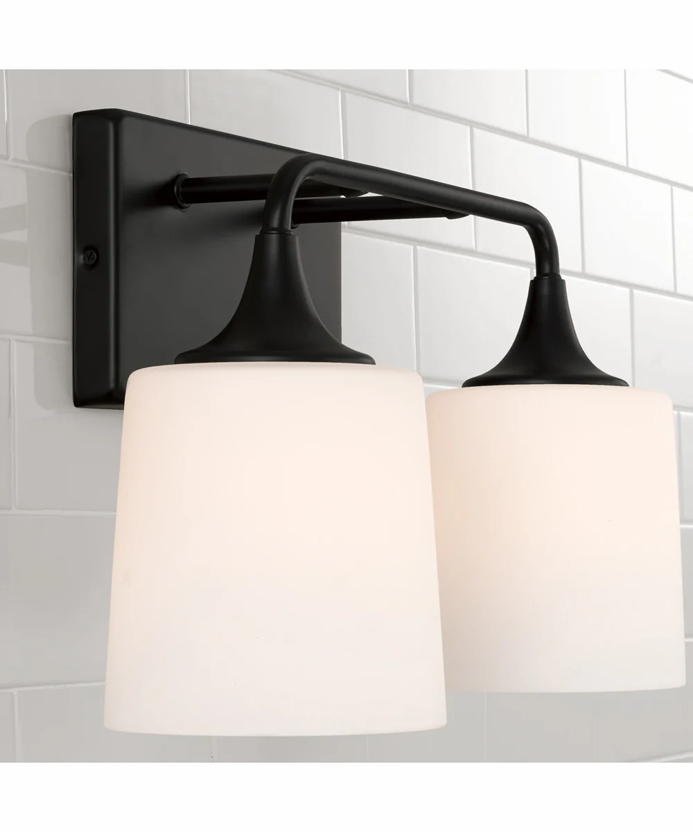 Presley 2-Light Vanity Matte Black - Image 3
