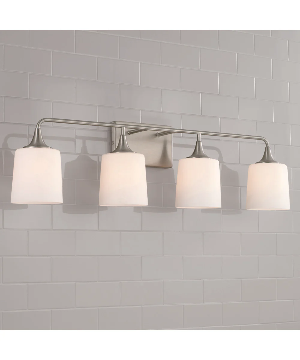 Presley 4-Light Vanity Brushed Nickel - Image 2