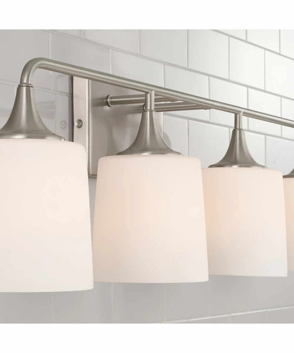 Presley 4-Light Vanity Brushed Nickel - Image 3