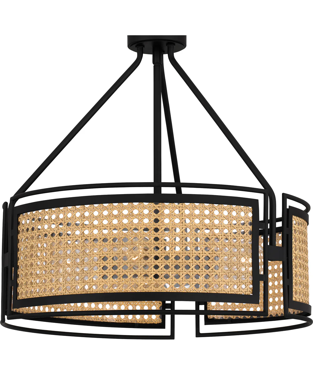 Priya Large 3-light Pendant Matte Black - Image 5