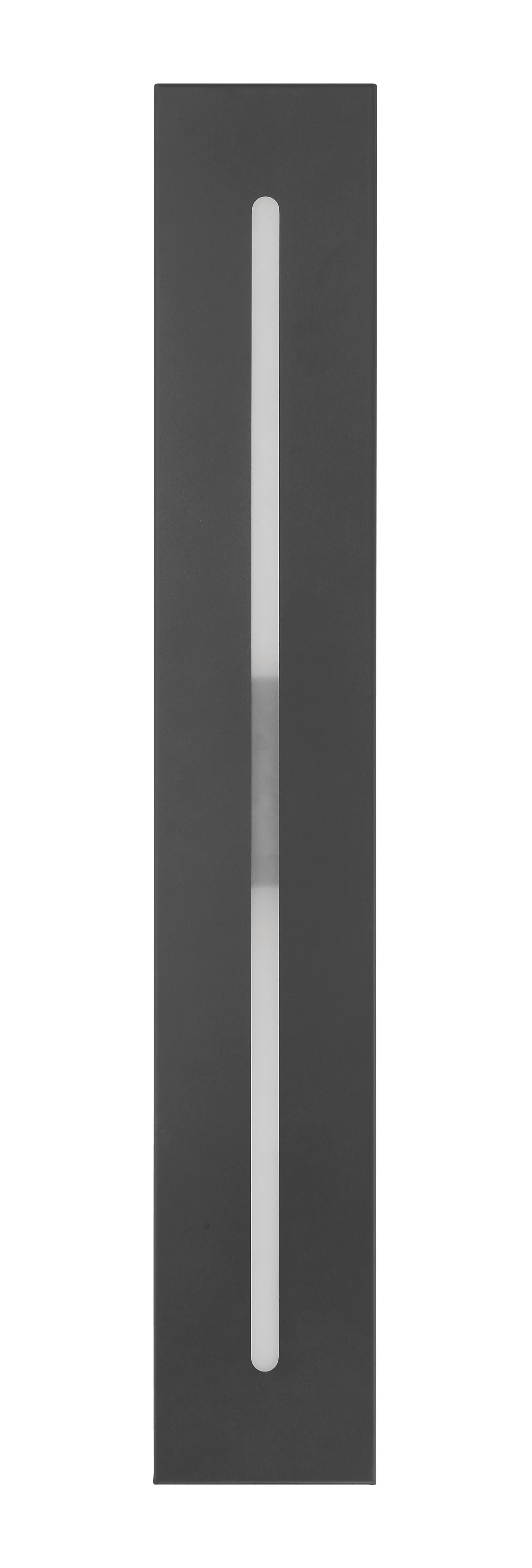 Profiled 1-Light Outdoor Lighting Textured Black