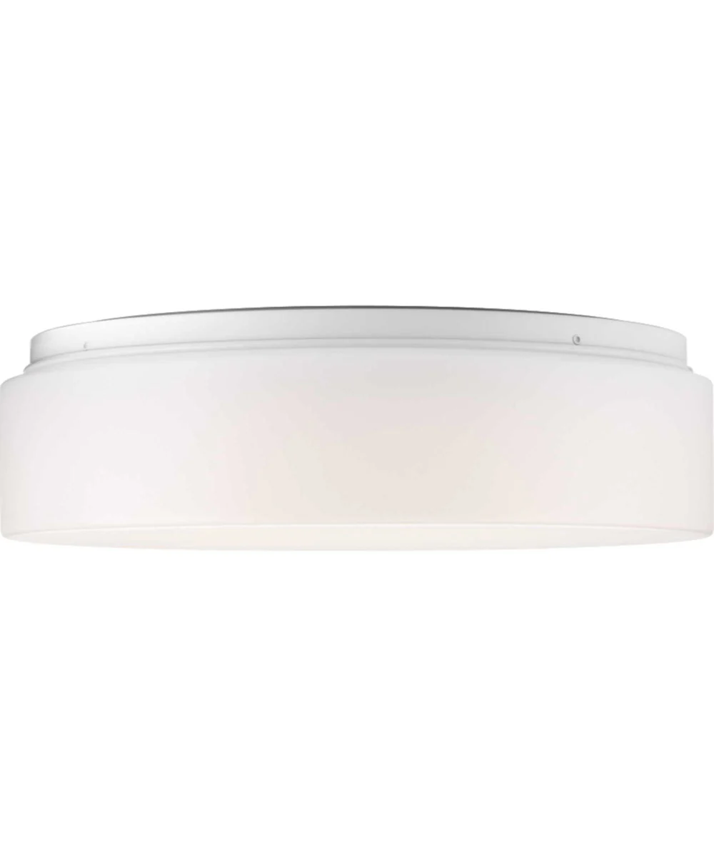 1-Light 13-1/2" LED Flush Mount White - Image 4