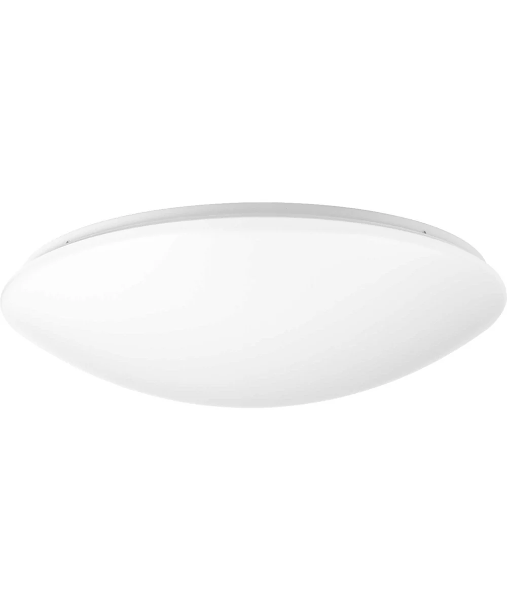 1-Light 17" LED Cloud Flush Mount White