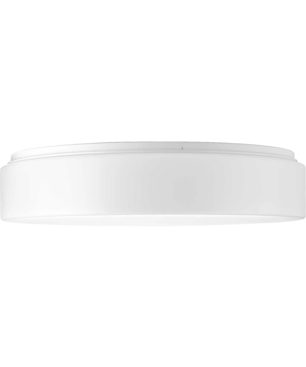 1-Light 17" LED Drum Flush Mount White - Image 4