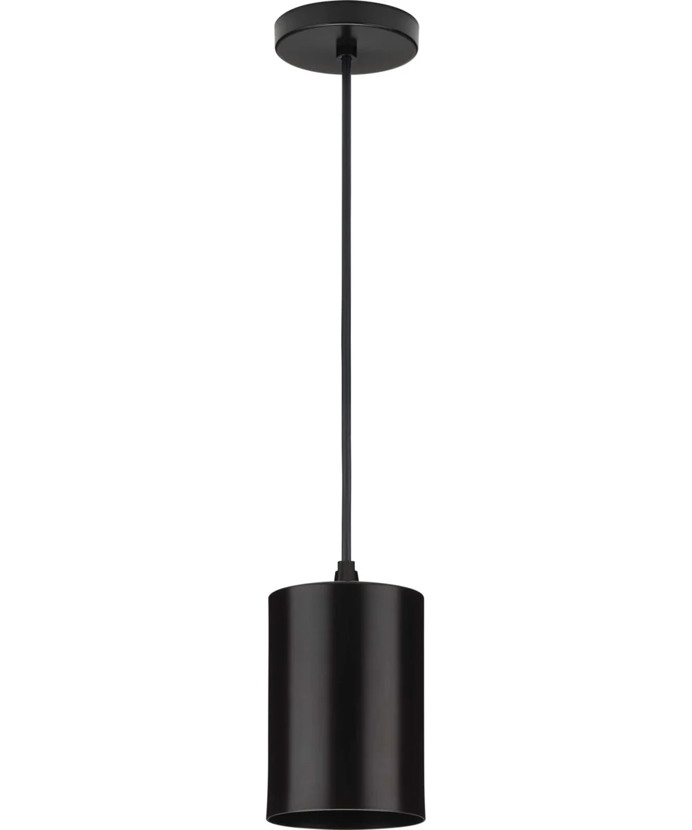 5"  LED Outdoor Aluminum Cylinder Cord-Mount Hanging Light Antique Bronze - Image 2