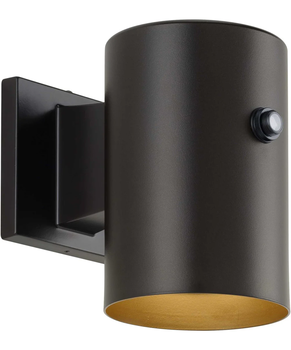 5"  LED Outdoor Aluminum Wall Mount Cylinder with Photocell Antique Bronze - Image 2