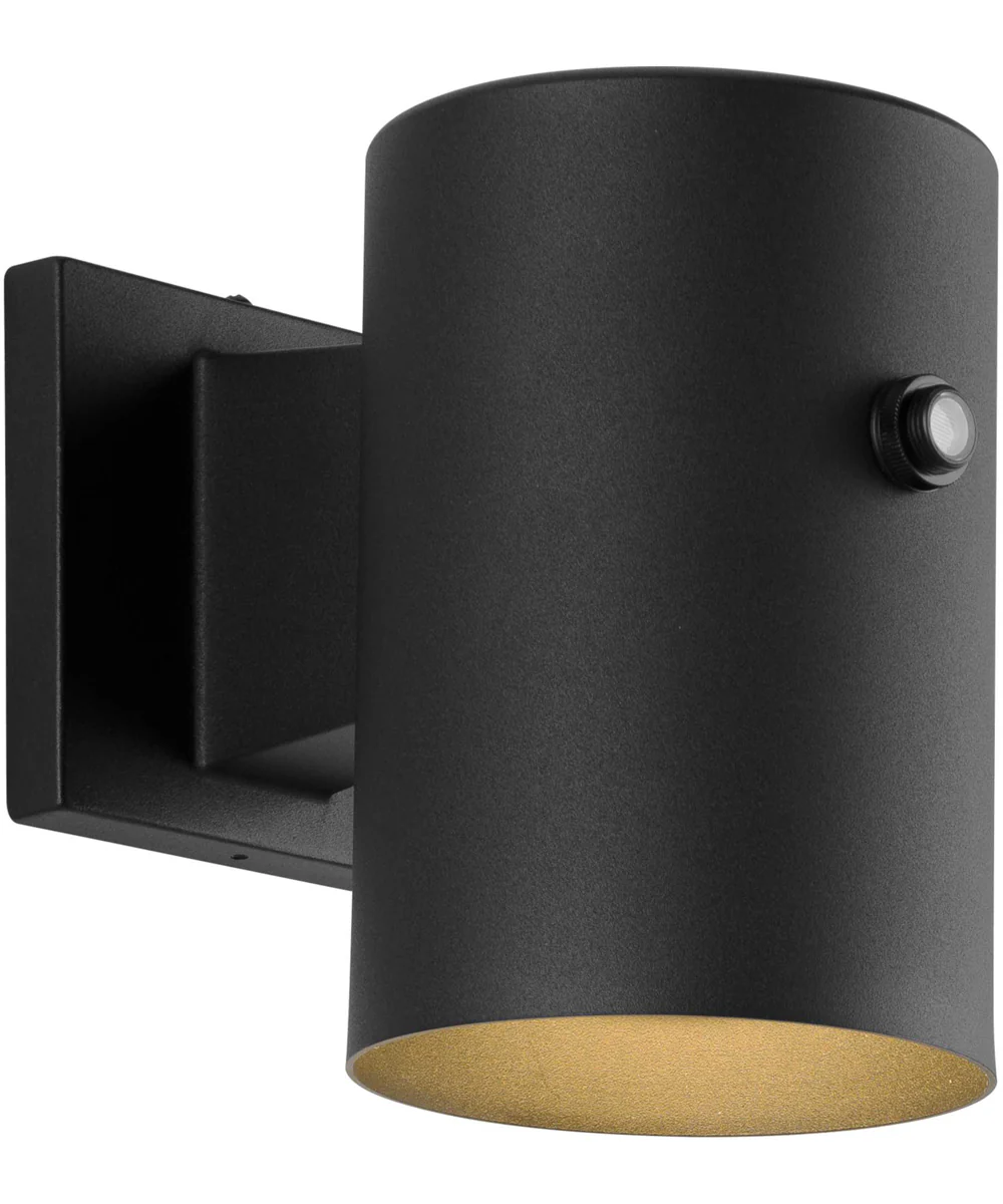 5"  LED Outdoor Aluminum Wall Mount Cylinder with Photocell Black - Image 2