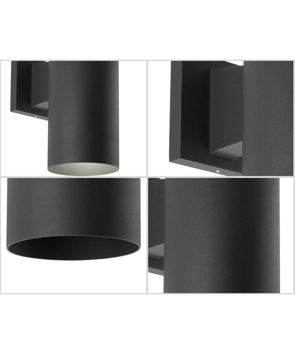 5" Outdoor Up/Down Wall Cylinder Black - Image 8