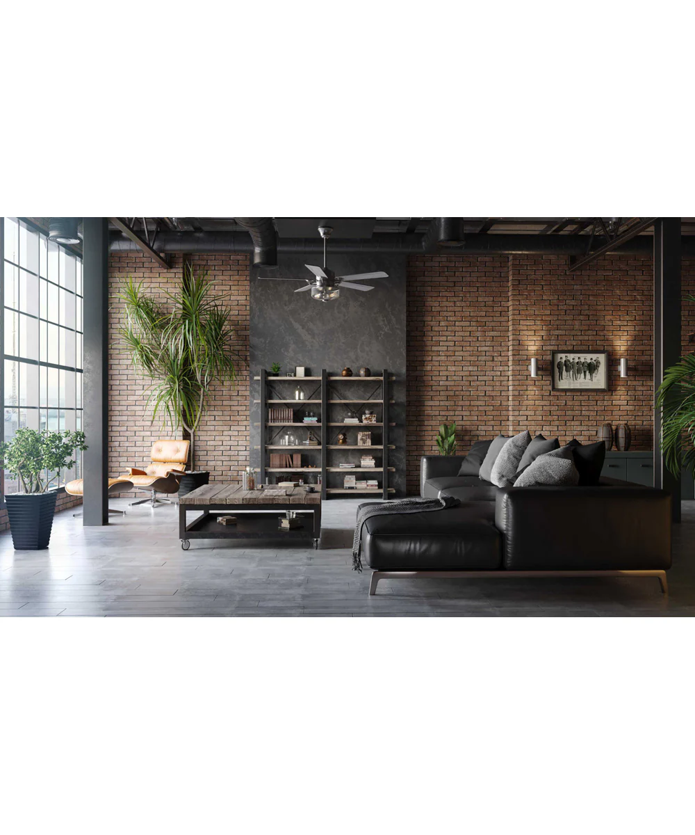 5" Outdoor Up/Down Wall Cylinder Metallic Gray - Image 2