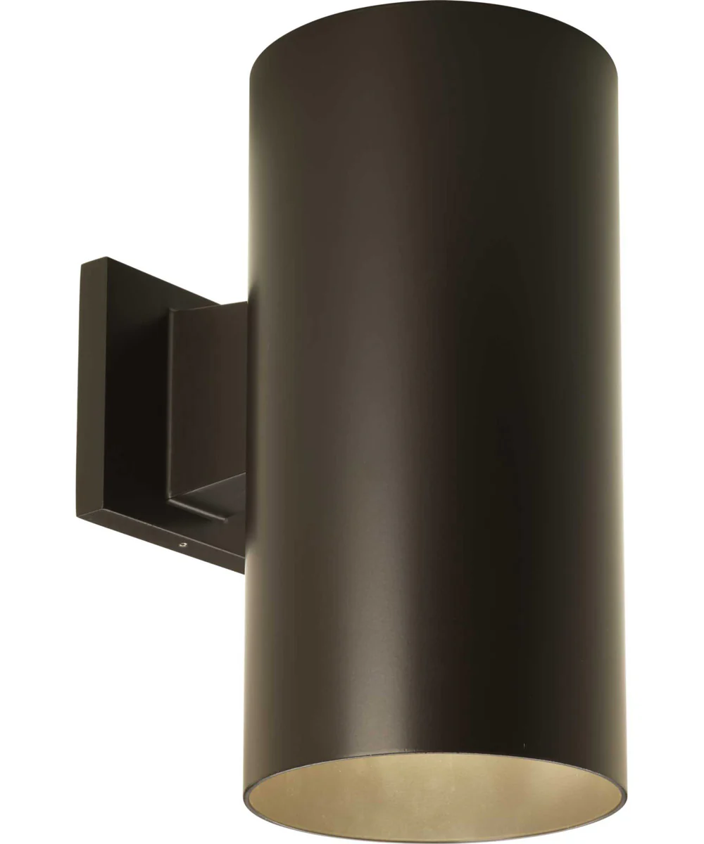 6" Bronze LED Outdoor Wall Cylinder Antique Bronze - Image 2