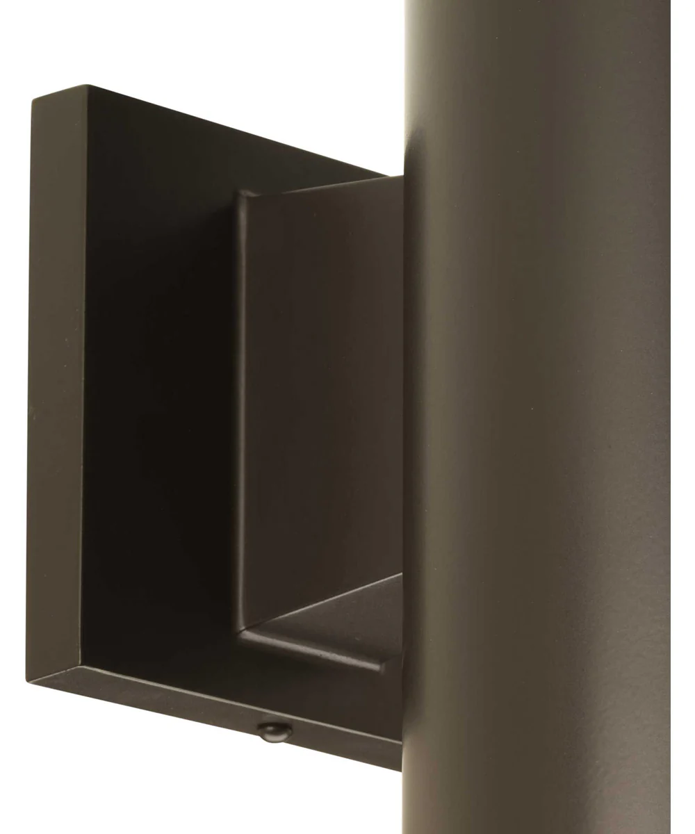 6" Bronze LED Outdoor Wall Cylinder Antique Bronze - Image 3