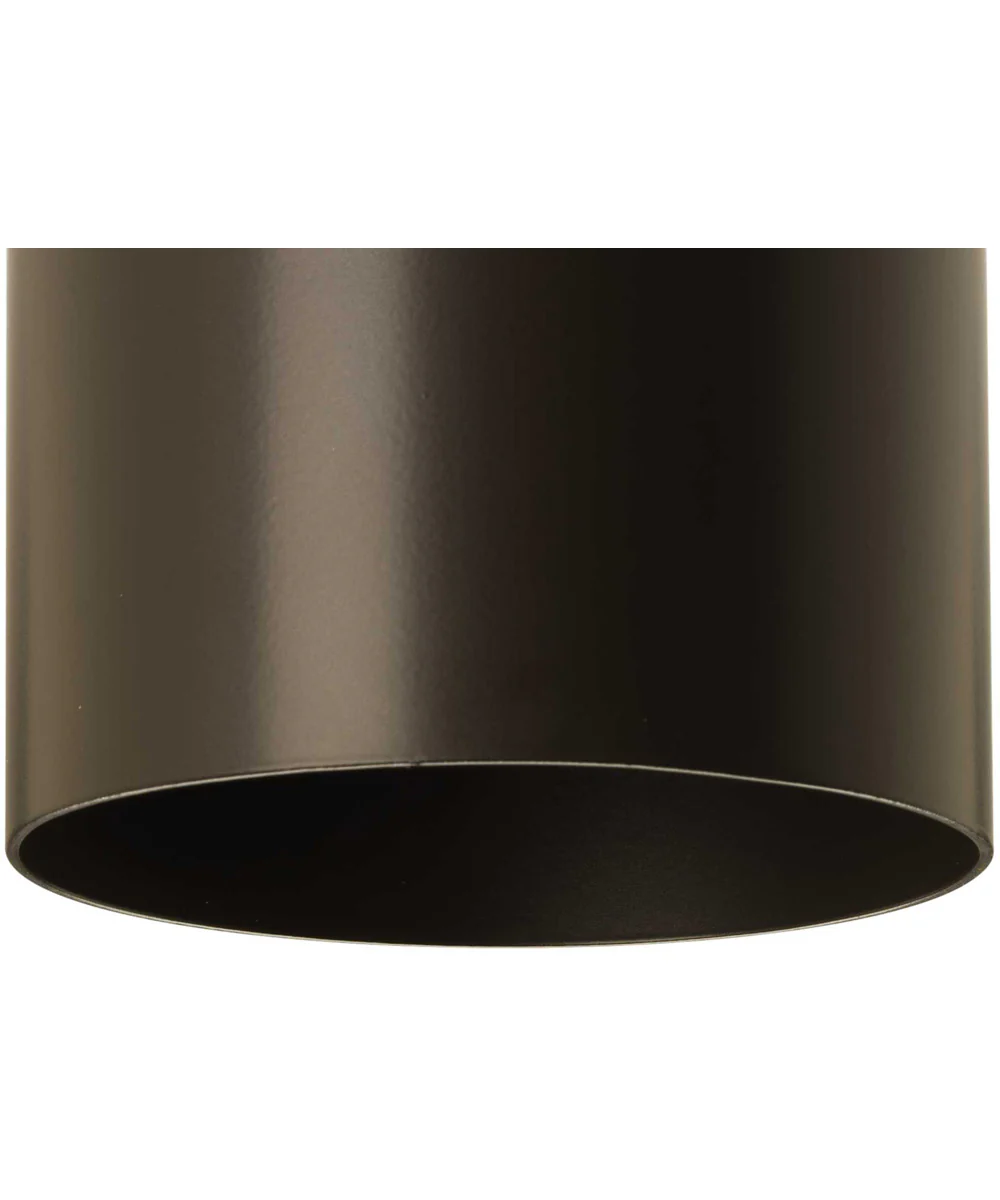 6" Bronze LED Outdoor Wall Cylinder Antique Bronze - Image 4