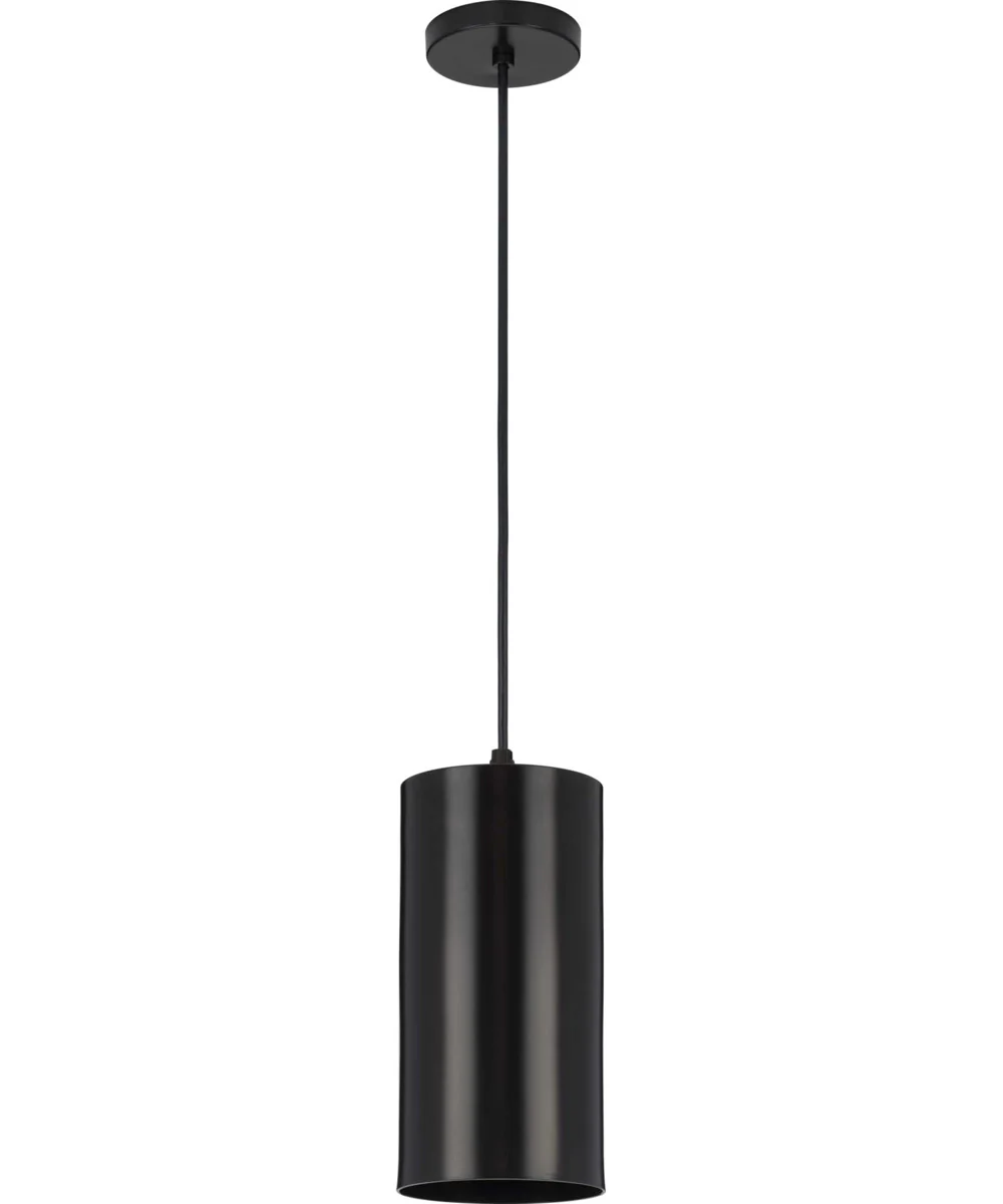 6"  LED Outdoor Aluminum Cylinder Cord-Mount Hanging Light Antique Bronze - Image 3
