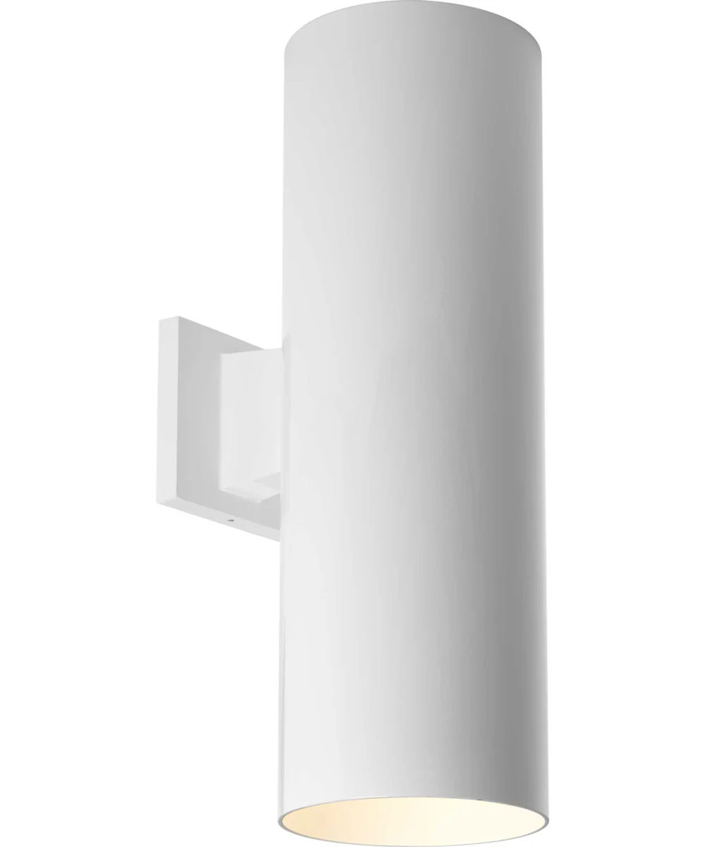 6" LED Outdoor Up/Down Wall Cylinder White - Image 4